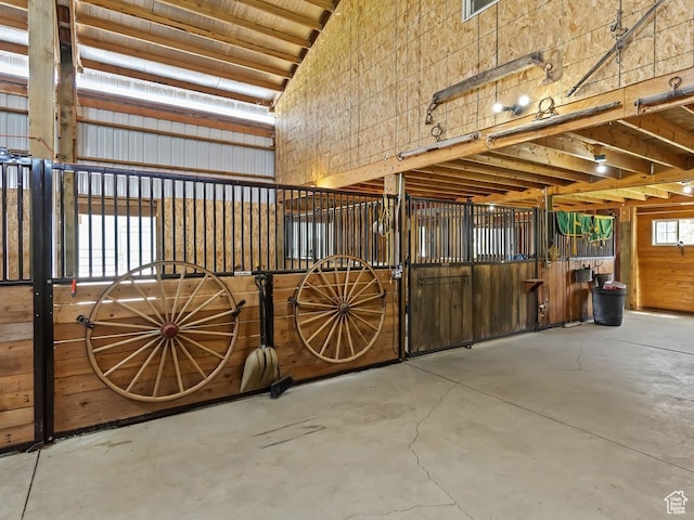 view of stable