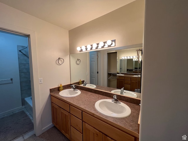 3764 Prickly Pear Cir Unit 2-A8, Moab, UT 84532 - bathroom with vanity and shower / washtub combination