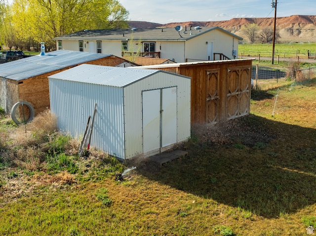 3628 E 3750 S, Ballard, UT 84066 - view of outbuilding featuring a mountain view