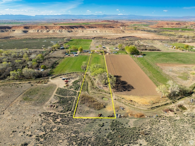 3628 E 3750 S, Ballard, UT 84066 - aerial view with a mountain view and a rural view