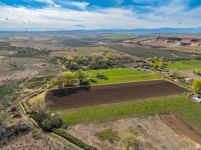 3628 E 3750 S, Ballard, UT 84066 - drone / aerial view featuring a mountain view and a rural view