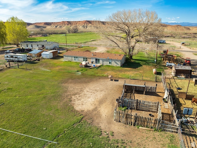 3628 E 3750 S, Ballard, UT 84066 - aerial view with a mountain view and a rural view