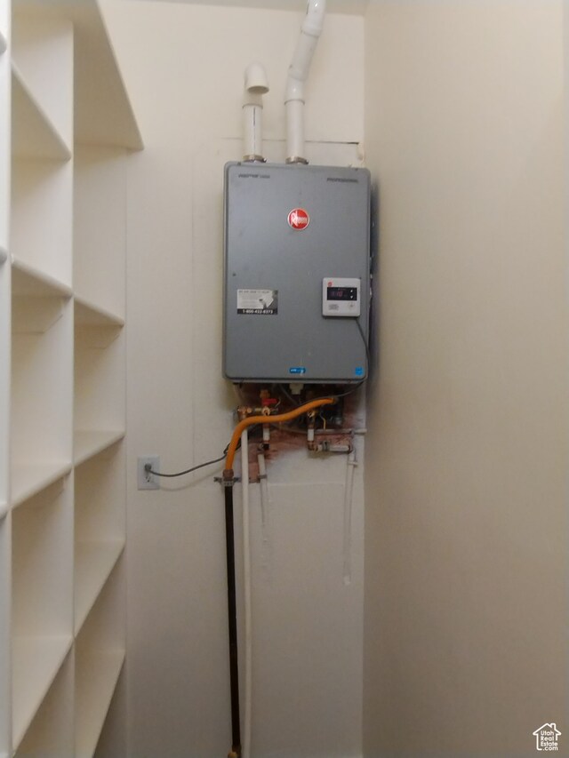 182 E 9000 S, Sandy, UT 84070 - utility room with tankless water heater