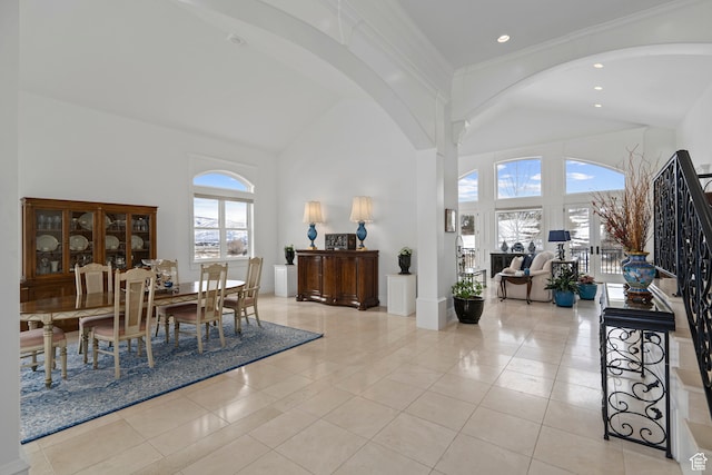 380 S Lindsay Spring Rd, Heber City, UT 84032 - interior space featuring high vaulted ceiling