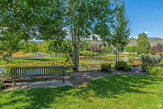 380 S Lindsay Spring Rd, Heber City, UT 84032 - view of yard with a water and mountain view