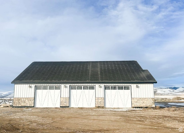 3213 N 4900 W, Malad City, ID 83252 - exterior space with a mountain view and an outdoor structure
