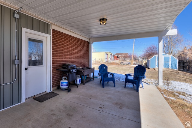 165 E 200 S, Monticello, UT 84535 - view of patio / terrace with area for grilling and an outdoor structure