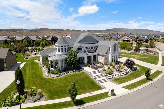 3297 W Blue Springs Ln, Bluffdale, UT 84065 - view of front facade featuring a mountain view
