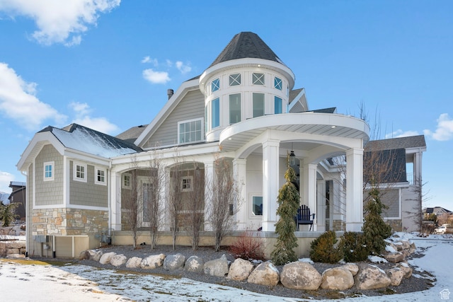 3297 W Blue Springs Ln, Bluffdale, UT 84065 - view of snow covered building