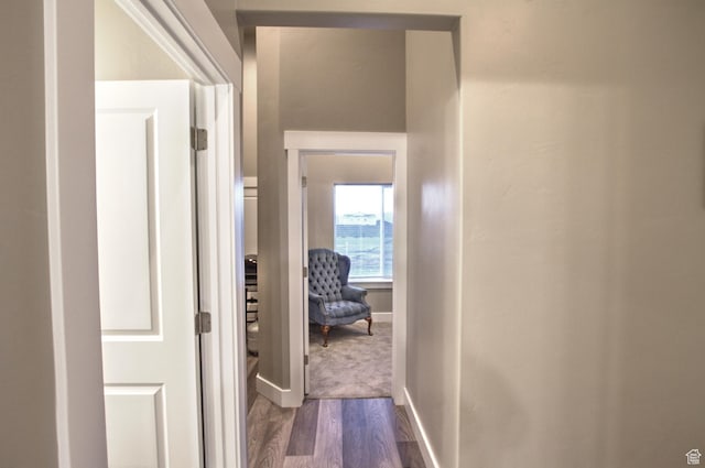 55 W Buttercup Ln Unit 26, Garden City, UT 84028 - hallway featuring dark carpet