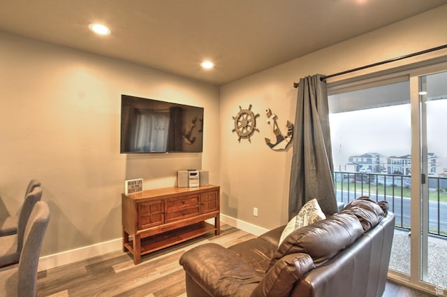 55 W Buttercup Ln Unit 26, Garden City, UT 84028 - living room with light hardwood / wood-style flooring