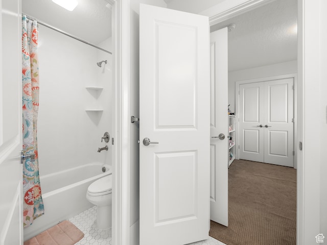 632 W 1460 S, Spanish Fork, UT 84660 - bathroom with tile flooring, toilet, and shower / bath combo