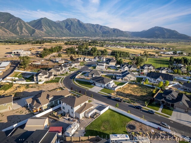 632 W 1460 S, Spanish Fork, UT 84660 - birds eye view of property with a mountain view