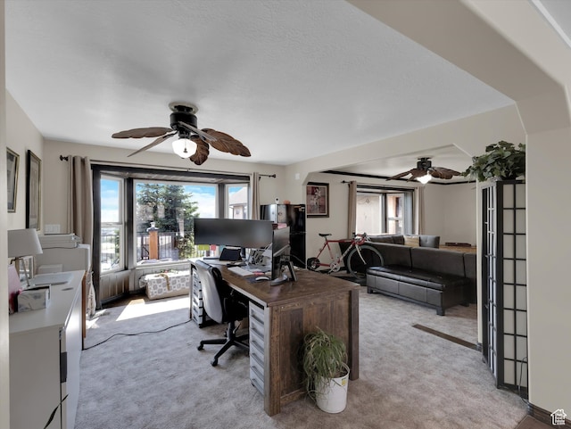 1271 E Oakridge Rd S, Park City, UT 84098 - office featuring light colored carpet and ceiling fan