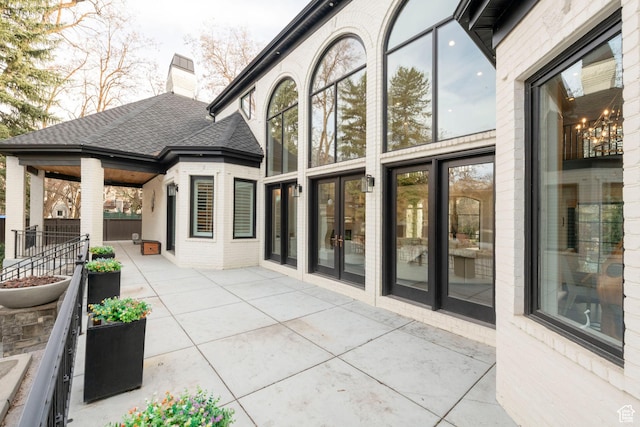 2227 E 5340 S, Holladay, UT 84117 - view of patio featuring french doors