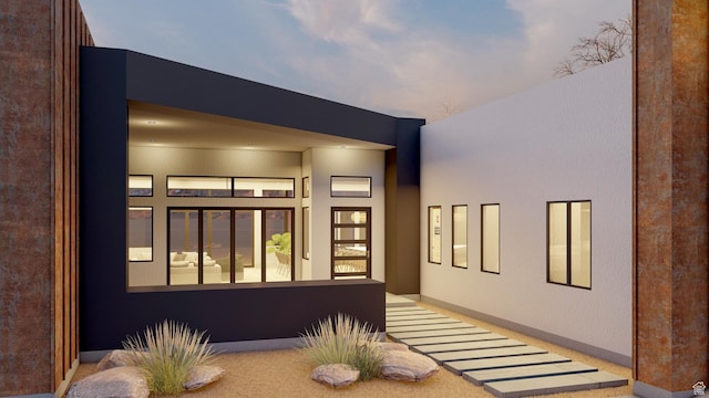 2235 Salida Del Sol, Moab, UT 84532 - view of exterior entry with stucco siding