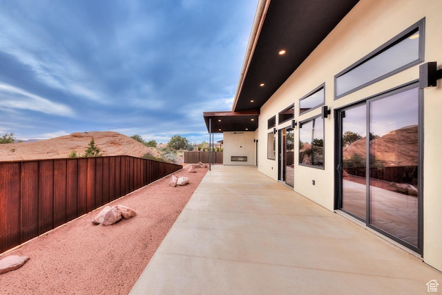 2194 Salida Del Sol, Moab, UT 84532 - view of patio with a fenced backyard