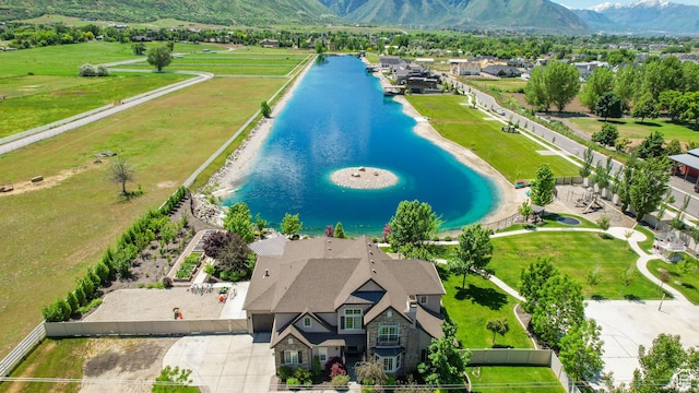340 E Maple St, Mapleton, UT 84664 - bird's eye view featuring a water and mountain view