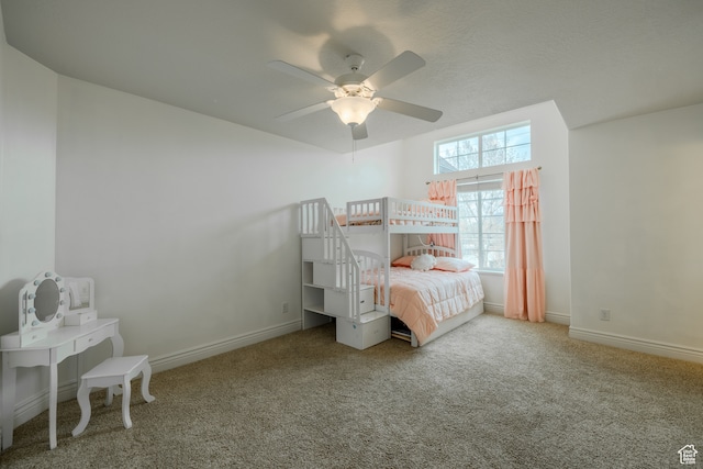 340 E Maple St, Mapleton, UT 84664 - carpeted bedroom featuring ceiling fan
