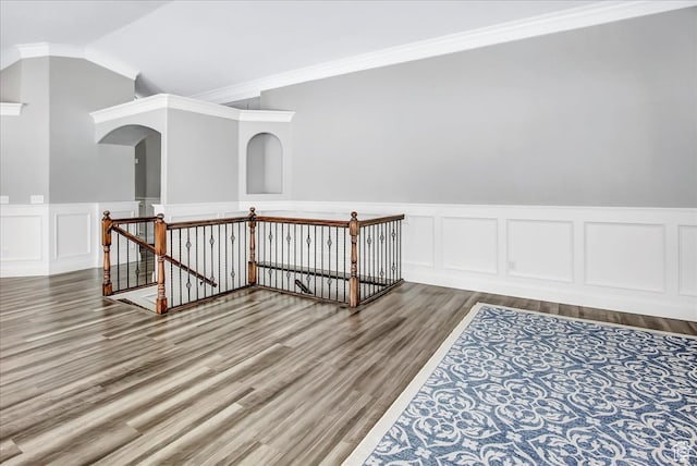 1075 W 4175 S, Riverdale, UT 84405 - additional living space featuring lofted ceiling and wood-type flooring