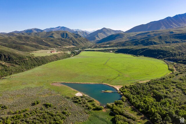 533 N Left Fork Hobble Creek Cyn, Springville, UT 84663 - aerial view with a water and mountain view