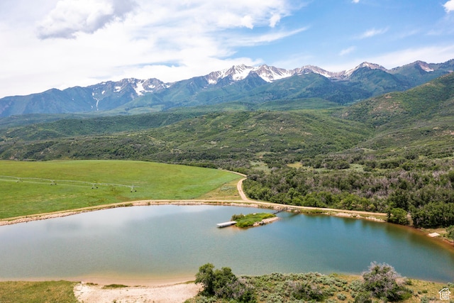 533 N Left Fork Hobble Creek Cyn, Springville, UT 84663 - water view with a mountain view
