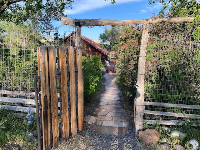 view of gate
