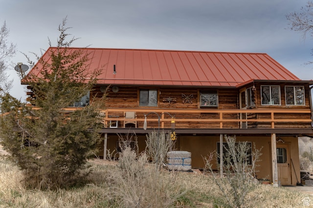 view of rear view of property