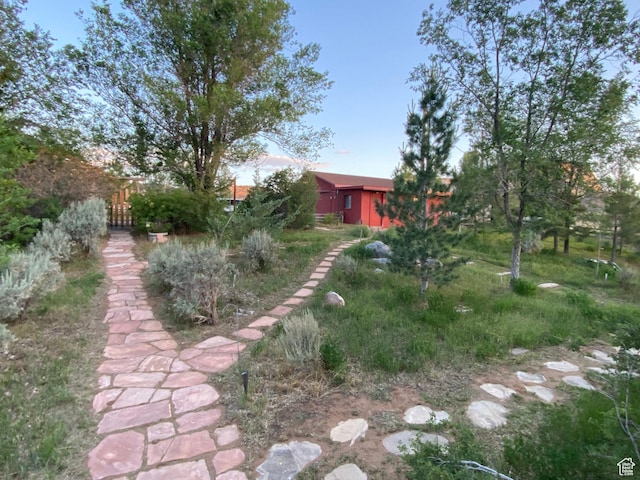 view of yard