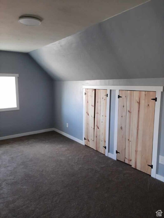 497 N 200 E, Mayfield, UT 84643 - bonus room with dark carpet and vaulted ceiling