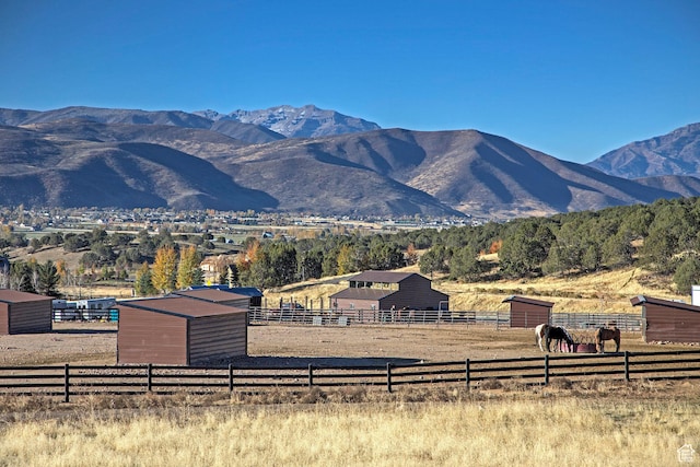 1905 E Kings Peak Cir, Heber City, UT 84032 - mountain view with a rural view