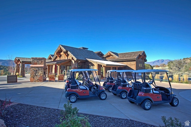 1905 E Kings Peak Cir, Heber City, UT 84032 - exterior space with a mountain view