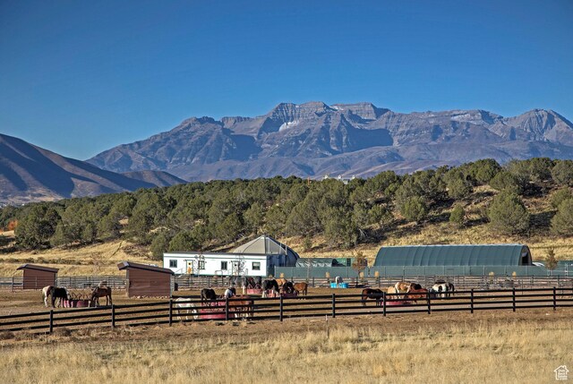 1905 E Kings Peak Cir, Heber City, UT 84032 - mountain view with a rural view