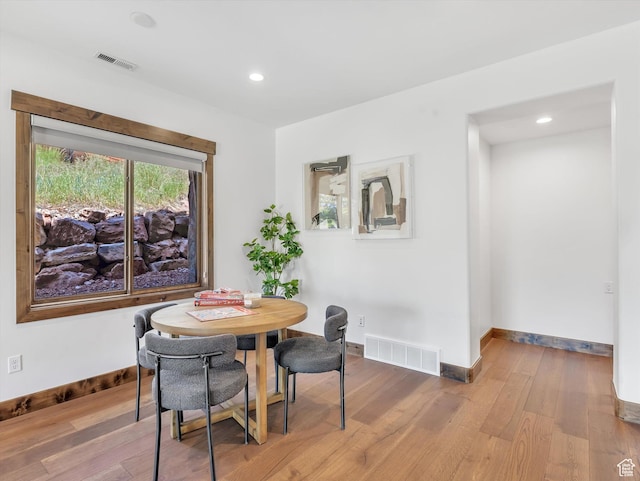 1707 E Kings Peak Cir N, Heber City, UT 84032 - dining space with wood finished floors and recessed lighting