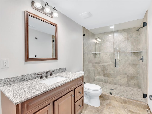 1707 E Kings Peak Cir N, Heber City, UT 84032 - full bathroom featuring vanity and a shower stall