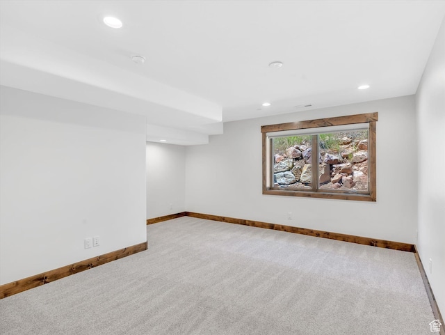 1707 E Kings Peak Cir N, Heber City, UT 84032 - below grade area featuring carpet and recessed lighting