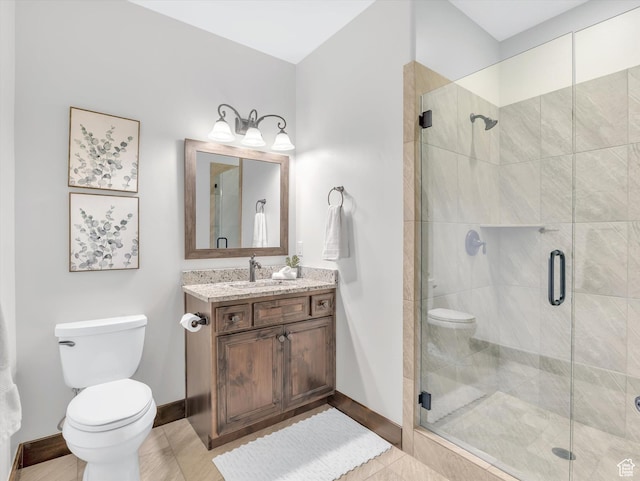 1707 E Kings Peak Cir N, Heber City, UT 84032 - full bathroom featuring vanity and a shower stall
