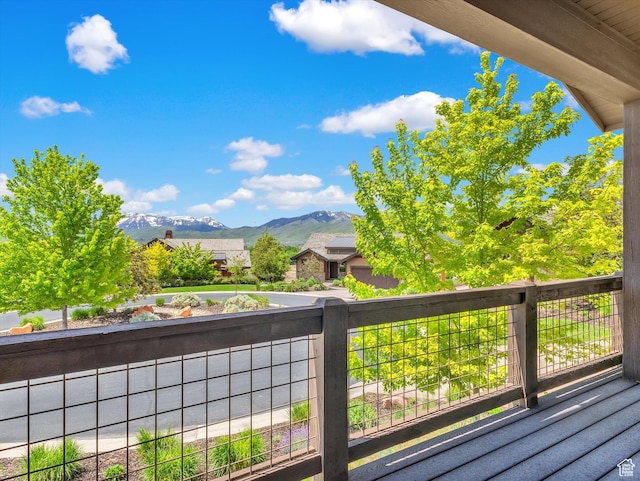1707 E Kings Peak Cir N, Heber City, UT 84032 - balcony featuring a mountain view