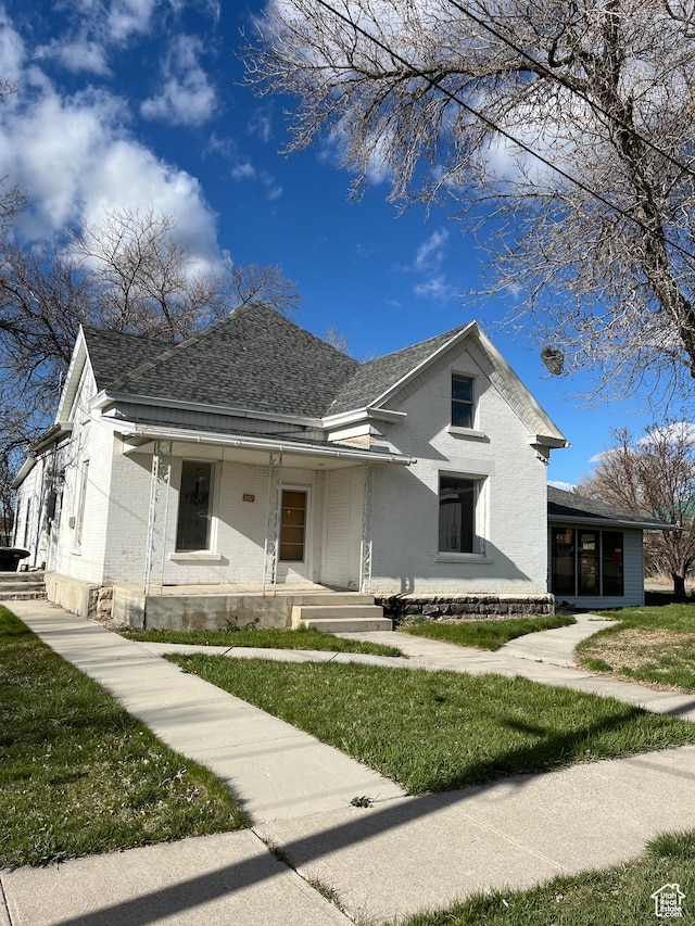 55 E 200 S, Ephraim, UT 84627 - view of front facade with a front yard