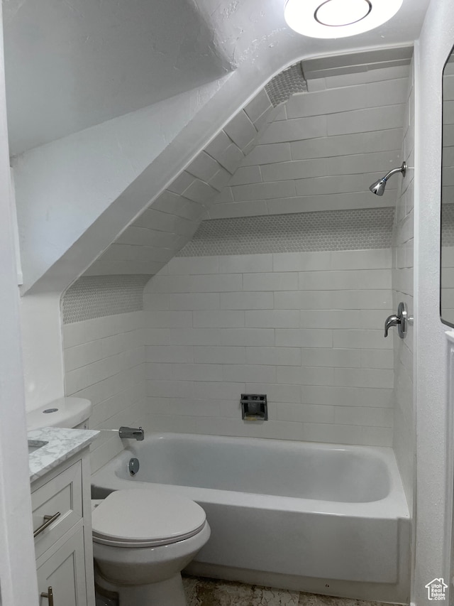 55 E 200 S, Ephraim, UT 84627 - full bathroom featuring tiled shower / bath combo, vanity, and toilet