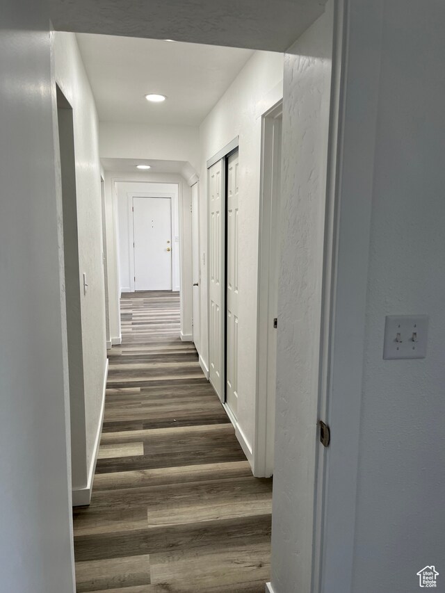 55 E 200 S, Ephraim, UT 84627 - hallway with dark hardwood / wood-style flooring