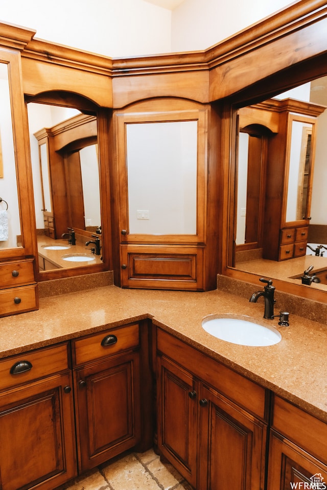 493 N 12500 W, Bluebell, UT 84007 - bathroom with double vanity