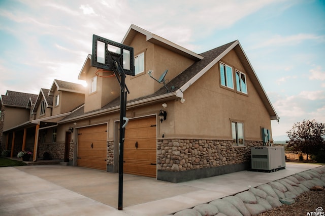 493 N 12500 W, Bluebell, UT 84007 - view of home's exterior featuring a garage