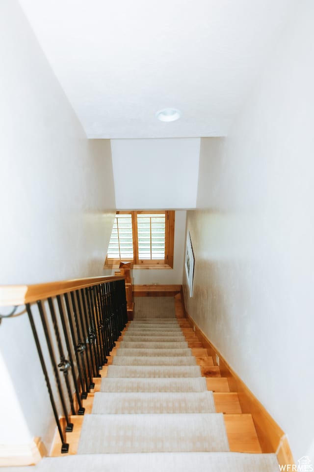 493 N 12500 W, Bluebell, UT 84007 - stairs with light hardwood / wood-style flooring