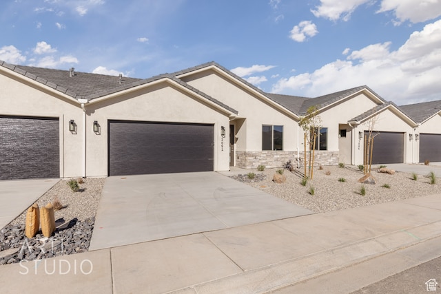 ranch-style house with a garage