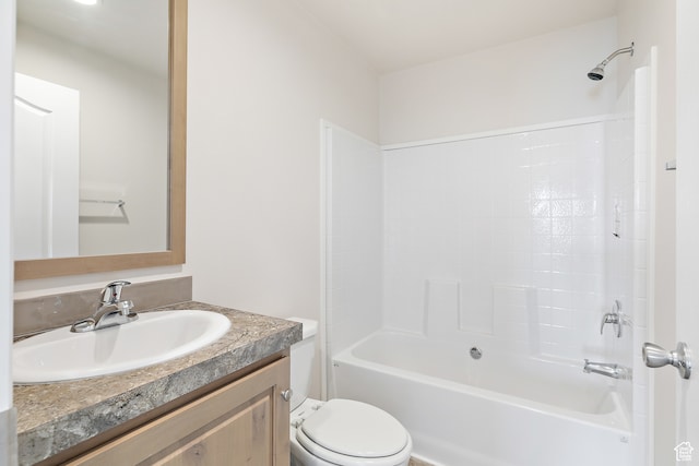 750 E 400 N Unit 220, Mount Pleasant, UT 84647 - full bathroom with vanity, shower / bathtub combination, and toilet