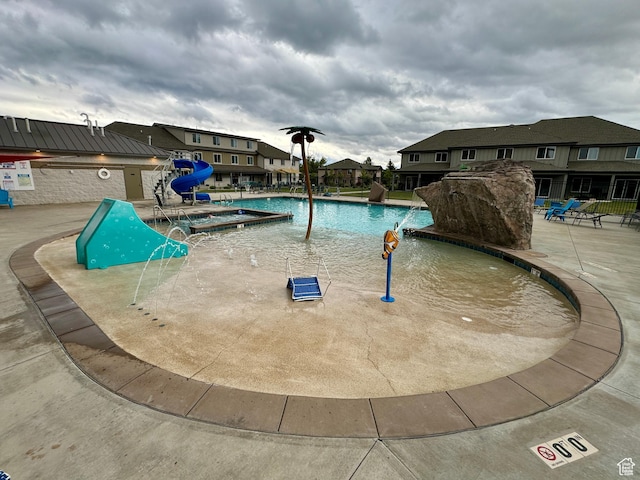 140 W 150 S Unit I32, Garden City, UT 84028 - pool with a jacuzzi and a water slide