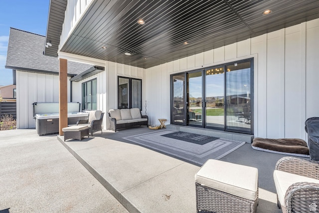 1429 S Hallam Rd Unit 2, Francis, UT 84036 - view of patio / terrace featuring an outdoor living space