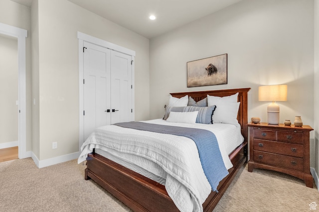 1429 S Hallam Rd Unit 2, Francis, UT 84036 - bedroom with light colored carpet and a closet