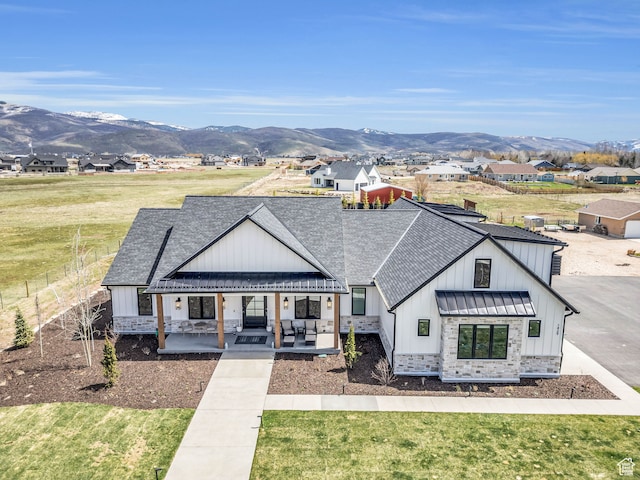 1429 S Hallam Rd Unit 2, Francis, UT 84036 - modern farmhouse featuring a mountain view